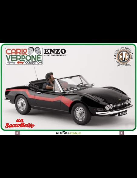 INFINITE STATUE - Enzo su Fiat Dino Spider 1:18 Resin Car