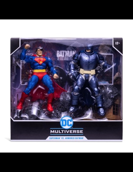McFARLANE - DC Action Figure Collector Multipack Superman vs. Armored Batman 18 cm