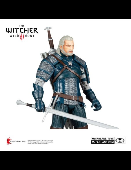 McFARLANE - The Witcher Action Figure Geralt of Rivia (Viper Armor: Teal Dye) 18 cm