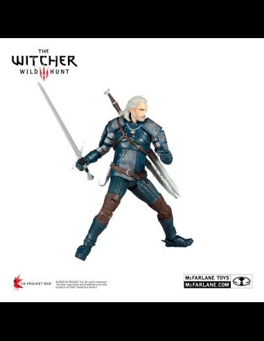 McFARLANE - The Witcher Action Figure Geralt of Rivia (Viper Armor: Teal Dye) 18 cm
