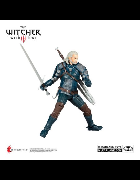 McFARLANE - The Witcher Action Figure Geralt of Rivia (Viper Armor: Teal Dye) 18 cm