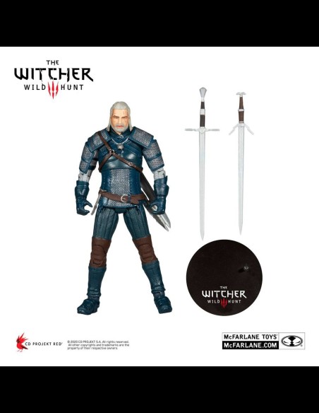 McFARLANE - The Witcher Action Figure Geralt of Rivia (Viper Armor: Teal Dye) 18 cm