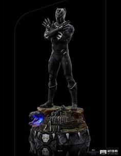 IRON STUDIOS - The Infinity Saga Art Scale Statue 1/10 Black Panther Deluxe 25 cm 2