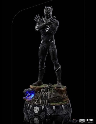 IRON STUDIOS - The Infinity Saga Art Scale Statue 1/10 Black Panther Deluxe 25 cm