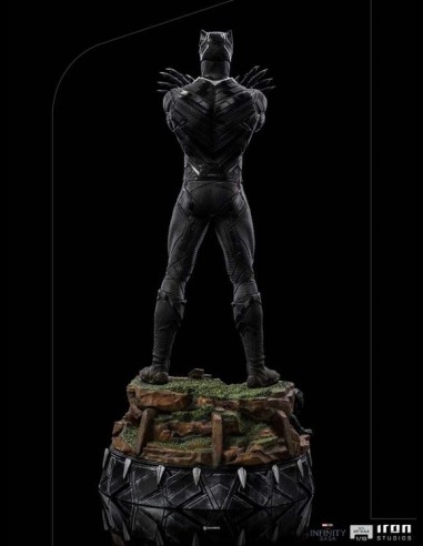 IRON STUDIOS - The Infinity Saga Art Scale Statue 1/10 Black Panther Deluxe 25 cm
