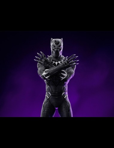 IRON STUDIOS - The Infinity Saga Art Scale Statue 1/10 Black Panther Deluxe 25 cm