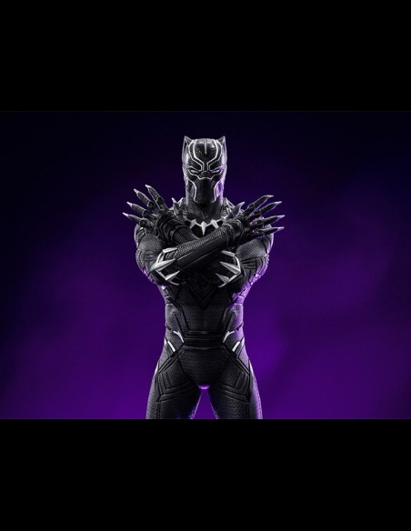IRON STUDIOS - The Infinity Saga Art Scale Statue 1/10 Black Panther Deluxe 25 cm