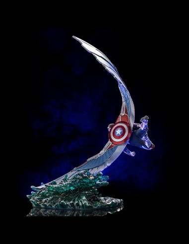 IRON STUDIOS - The Falcon and The Winter Soldier BDS Art Scale Statue 1/10 Captain America Sam Wilson Deluxe 46 cm