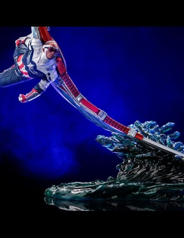 IRON STUDIOS - The Falcon and The Winter Soldier BDS Art Scale Statue 1/10 Captain America Sam Wilson Deluxe 46 cm