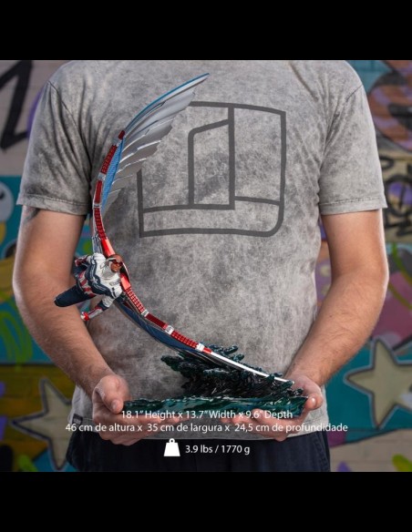 IRON STUDIOS - The Falcon and The Winter Soldier BDS Art Scale Statue 1/10 Captain America Sam Wilson Deluxe 46 cm