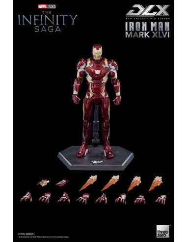 THREEZERO - Infinity Saga Iron Man Mark 46 Deluxe A.Figure
