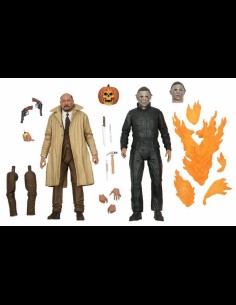 NECA - Halloween 2: Ultimate Michael Myers and Dr. Loomis 7 inch Action Figure 2-Pack 2