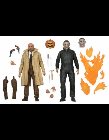 NECA - Halloween 2: Ultimate Michael Myers and Dr. Loomis 7 inch Action Figure 2-Pack