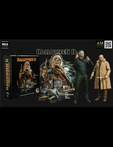NECA - Halloween 2: Ultimate Michael Myers and Dr. Loomis 7 inch Action Figure 2-Pack