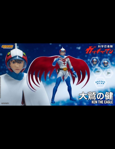 STORM COLLECTIBLES - Gatchaman Action Figure 1/12 Ken the Eagle 18 cm