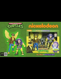 NECA - TMNT Cartoon Ace Duck Mutagen Man 2pack