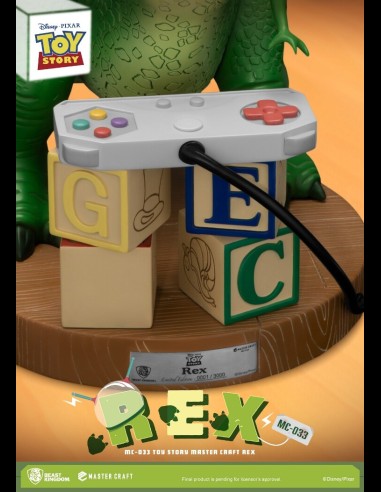 BEAST KINGDOM - Disney: Toy Story - Master Craft Rex Statue