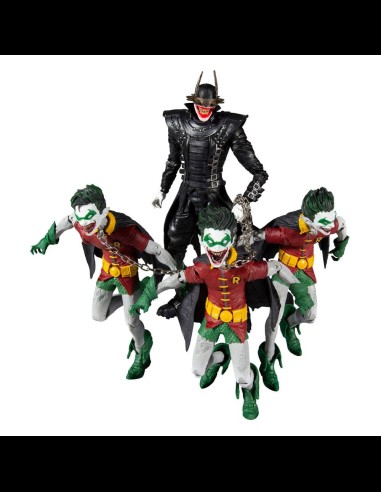 McFARLANE - DC Action Figure Collector Multipack The Batman Who Laughs with the Robins of Earth 18 cm
