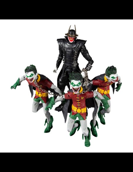 McFARLANE - DC Action Figure Collector Multipack The Batman Who Laughs with the Robins of Earth 18 cm