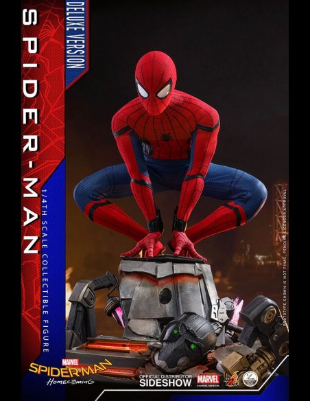 HOT TOYS DELUXE - Marvel: Spider-Man Homecoming Spider-Man 1:4 Scale Figure