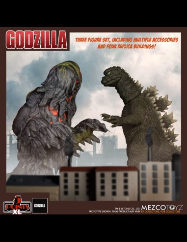 MEZCO - 5 Points XL Godzilla VS Hedorah Box Set