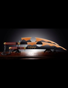 BANDAI - Demon Slayer: Kimetsu no Yaiba Proplica Replicas 1/1 Nichirin Swords (Tengen Uzui)) 110 cm