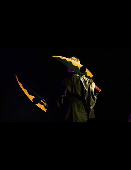 BANDAI - Demon Slayer: Kimetsu no Yaiba Proplica Replicas 1/1 Nichirin Swords (Tengen Uzui)) 110 cm