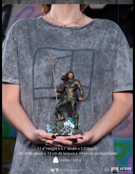 IRON STUDIOS - Zack Snyder's Justice League Aquaman 1/10 Statua