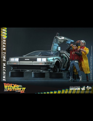 HOT TOYS - Back to the Future 2: DeLorean Time Machine 1:6 Scale Figure
