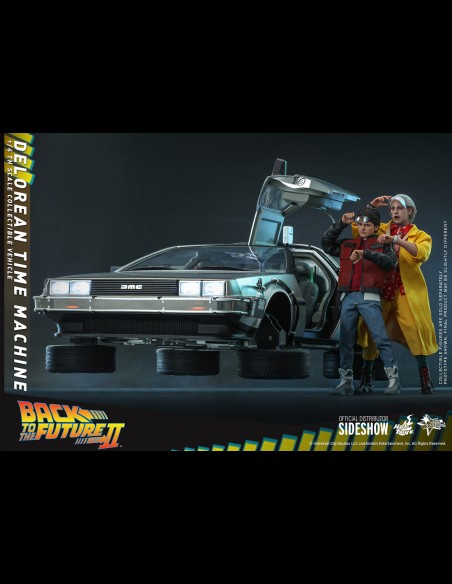 HOT TOYS - Back to the Future 2: DeLorean Time Machine 1:6 Scale Figure