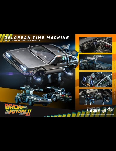 HOT TOYS - Back to the Future 2: DeLorean Time Machine 1:6 Scale Figure