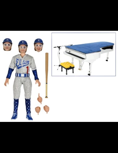 NECA - Elton John Clothed Action Figure Live in '75 Deluxe Set 20 cm