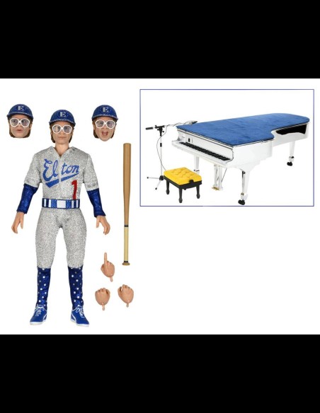 NECA - Elton John Clothed Action Figure Live in '75 Deluxe Set 20 cm