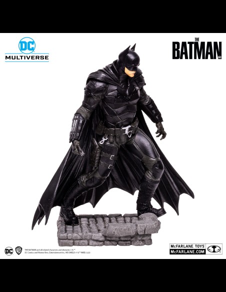McFARLANE - The Batman Movie Posed PVC Statue The Batman Version 2 30 cm