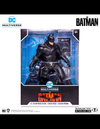 McFARLANE - The Batman Movie Posed PVC Statue The Batman Version 2 30 cm