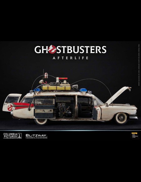 BLITZWAY - Ghostbusters: Afterlife Vehicle 1/6 ECTO-1 1959 Cadillac 116 cm