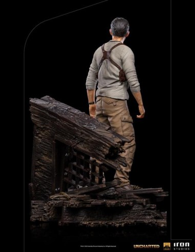 IRON STUDIOS DELUXE - Uncharted Movie Nathan Drake 1/10 Statua