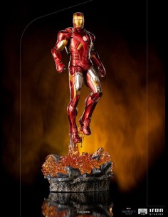IRON STUDIOS - Infinity Saga Iron Man NY Battle 1/10 Statua