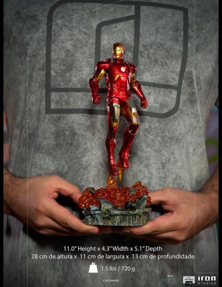 IRON STUDIOS - Infinity Saga Iron Man NY Battle 1/10 Statua