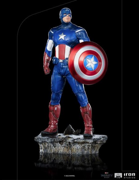 IRON STUDIOS - Infinity Saga Capitan America NY Battle 1/10 Statua