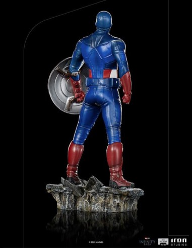 IRON STUDIOS - Infinity Saga Capitan America NY Battle 1/10 Statua