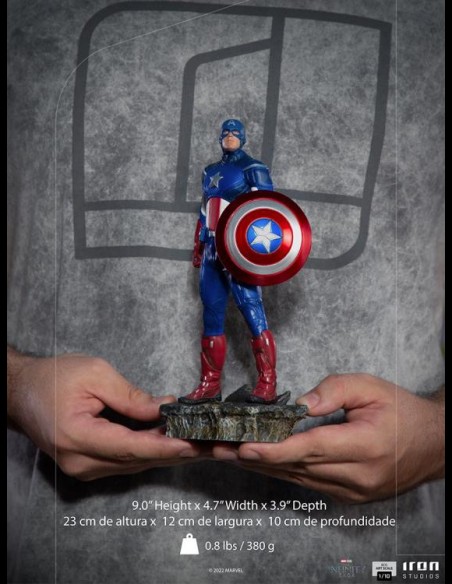 IRON STUDIOS - Infinity Saga Capitan America NY Battle 1/10 Statua