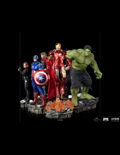 IRON STUDIOS - Infinity Saga NY Battle Set Completo 6 statue 1/10