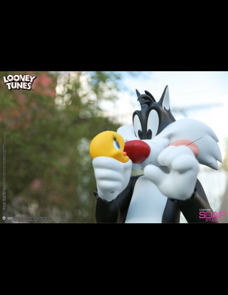 SOAP STUDIO - Looney Tunes: Sylvester and Tweety Sweet Pairing PVC Statue
