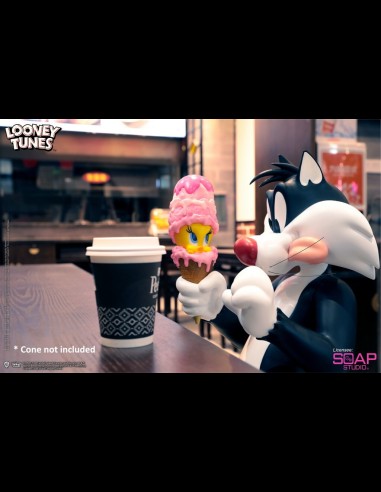 SOAP STUDIO - Looney Tunes: Sylvester and Tweety Sweet Pairing PVC Statue