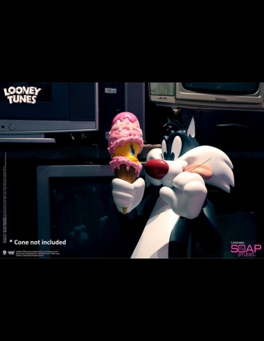 SOAP STUDIO - Looney Tunes: Sylvester and Tweety Sweet Pairing PVC Statue