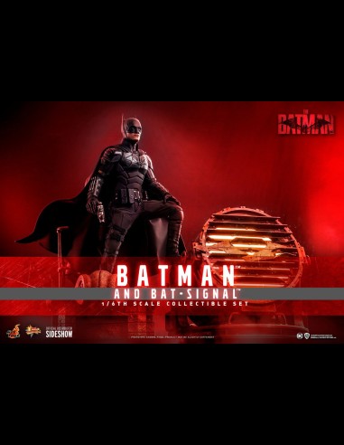 HOT TOYS - DC Comics: The Batman - Batman and Bat-Signal 1:6 Scale Figure Collectible Set