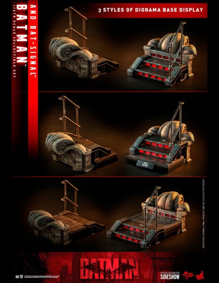 HOT TOYS - DC Comics: The Batman - Batman and Bat-Signal 1:6 Scale Figure Collectible Set