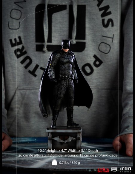 IRON STUDIOS - The Batman Movie Art Scale Statue 1/10 The Batman 26 cm