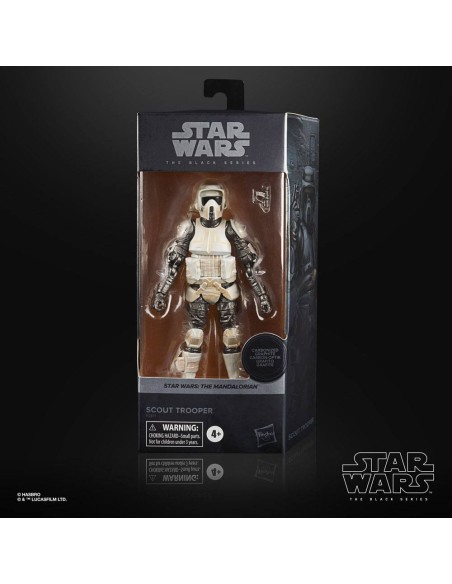 HASBRO - Star Wars The Mandalorian Black Series Carbonized Action Figure 2021 Scout Trooper 15 cm